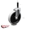 Service Caster 5 Inch Thermoplastic Rubber Wheel 3/5 Inch Expanding Stem Caster SCC SCC-EX05S510-TPRS-34 - alternate 1